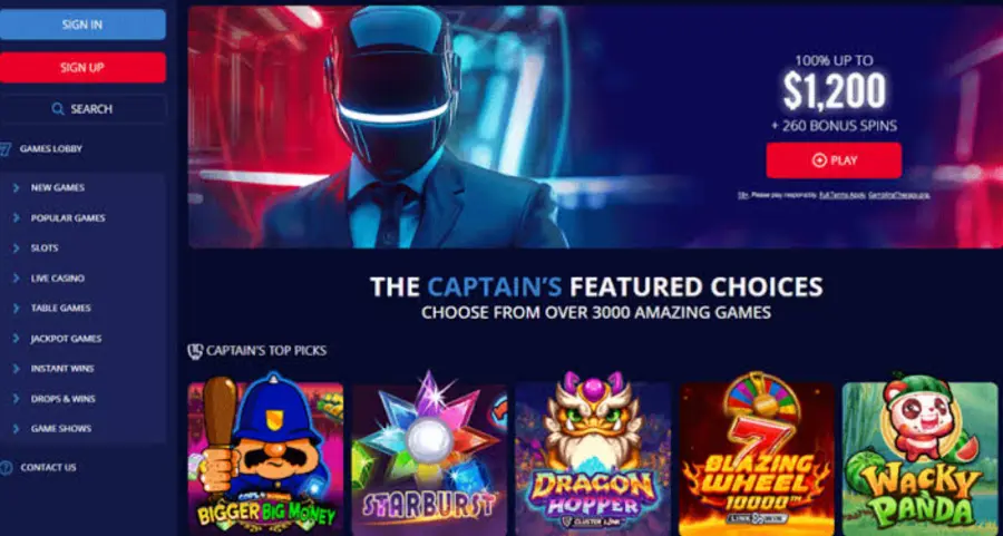 Captain cooks casino bonus codes